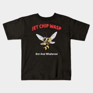 Jet Chip Wasp Football Fans Kansas City Kids T-Shirt